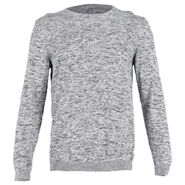 Hugo Boss-Hugo Boss Slim Fit Fines-O Sweater in Grey Cotton -Grey