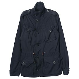 Ralph Lauren Utility-Jacke aus marineblauem Polyester Blau Marineblau