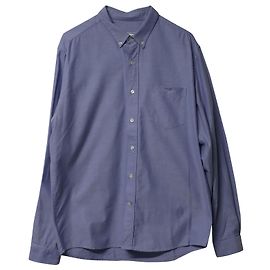 Camicia Oxford Ami Paris in cotone blu Blu