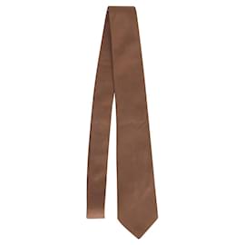 Church's-Church's Formal Tie in Light Brown Silk-Brown