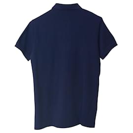 Ralph Lauren-Polo Ralph Lauren Slim Fit Polo Shirt in Navy Blue Cotton-Navy blue