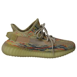 Yeezy-Adidas Yeezy 350 V2 Sneakers in Oat Polyester-Other,Python print