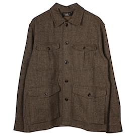 Ralph Lauren-RRL Ralph Lauren Tweed Overshirt in Multicolor Wool-Other,Python print