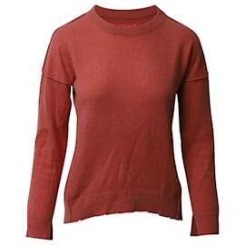 Zadig & Voltaire-Zadig & Voltaire Star Patch Sweater in Pink Cashmere-Pink