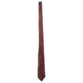 Etro-Etro bedruckte Krawatte aus roter Seide-Andere