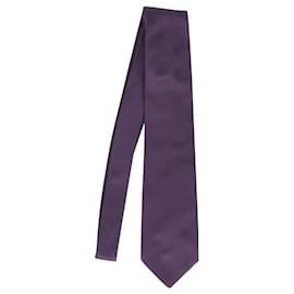 Prada-Prada Formal Tie in Purple Silk -Purple