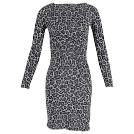 Michael Kors-Michael Kors Midi Dress in Animal Print Polyester-Other,Python print