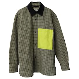 Acne-Acne Studios Vichy Houndstooth Jacket in Multicolor Wool-Multiple colors