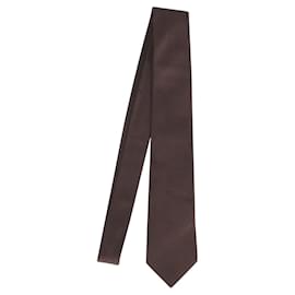 Church's-Church's Formal Necktie in Brown Silk-Brown