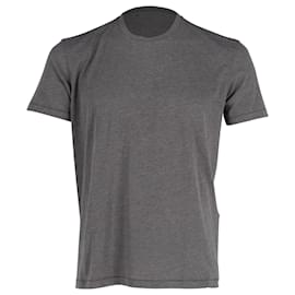 Tom Ford-Camiseta básica Tom Ford Slim Fit em algodão cinza-Cinza