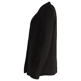 Ba&Sh-ba&sh Doni Crepe Single-Breasted Blazer in Black Polyester-Black
