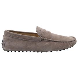 Tod's Gommino Loafer aus beigem Wildleder Beige