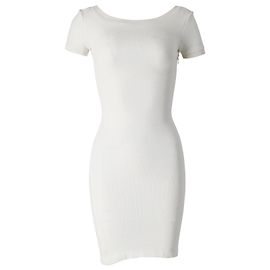 Dsquared2 Mini abito aderente in viscosa bianca Bianco