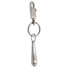 Rick Owens Tear Drop Key Ring in Silver Brass Silvery Metallic