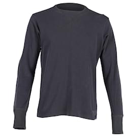 Y3-Y-3 Sweat Loopback en Jersey de Coton Noir-Noir