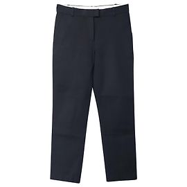 Calça reta Joseph em lã preta Preto