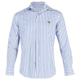 Autre Marque Ralph Lauren Lila Sporthemd mit G-Ärmeln aus hellblauer Baumwolle Blau Hellblau