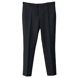 Calça Joseph Slim Fit em Lã Preta Preto