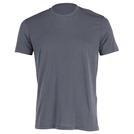 Tom Ford-Tom Ford Slim Fit T-Shirt in Grey Cotton-Grey