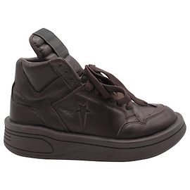 Rick Owens x Converse DRKSHDW High Top Sneakers in Brown Leather  Brown