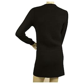 Isabel Marant Etoile-Isabel Marant Etoile Black  Woolen Alpaca Knit  Long Sleeves Mini Dress size 38-Black