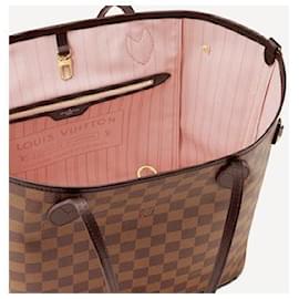 Louis Vuitton-LV Neverfull Damier MM with strap-Brown
