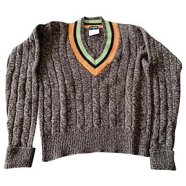 CHANEL - Jersey de cachemir Castaño