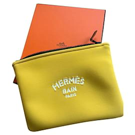 Hermès-Hermes Pouch Bain new-Yellow