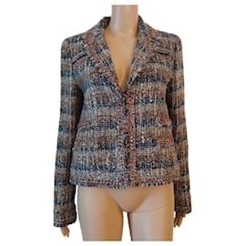 Chanel-Chanel multicolored tweed jacket-Multiple colors