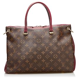 Louis Vuitton-Louis Vuitton Brown Monogram Pallas MM-Brown