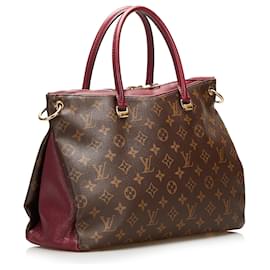 Louis Vuitton-Louis Vuitton Brown Monogram Pallas MM-Brown