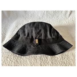 Gucci-Cotton bucket hat-Black