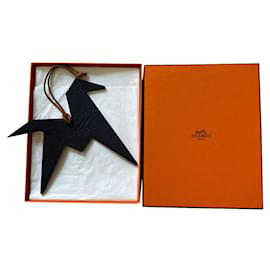 Hermès-Modelo pequeño de origami H-Negro,Roja