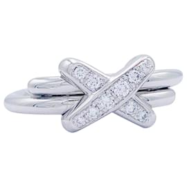 Chaumet-Chaumet ring, "Link Games", WHITE GOLD, diamants.-Other