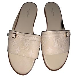 Louis Vuitton Mules Écru
