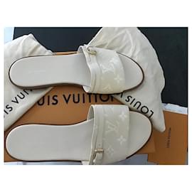 Louis Vuitton-Mules-Écru
