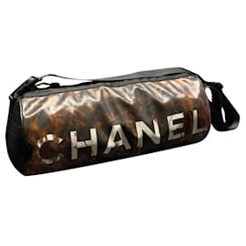 Chanel-Duffle Sport Ligne Bag-Brown