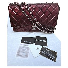 Chanel Bordeaux Timeless / Classique Jumbo Bordeaux