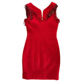 Chanel-Collectible Paris/ DALLAS Runway Dress-Red