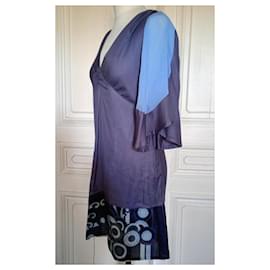 Antik Batik-ANTIK BATIK DRESS DRESS BUTTERFLY SLEEVES TM OR 40/42-Prune