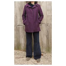 Tara Jarmon-casaco curto tamanho Tara Jarmon 38-Roxo escuro