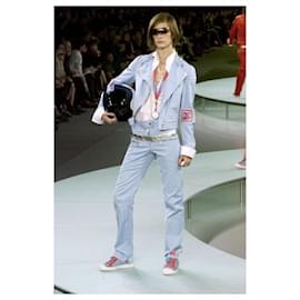 Chanel-Runway Ss2002 PANTS WITH VEST-Blue