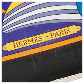 Hermès-Hermes Multi Thalassa Silk Scarf-Multiple colors