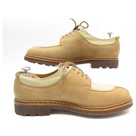 Heschung-CHAUSSURES HESCHUNG DERBY 651601701 10.5 44.5 DEMI CHASSE CUIR SUEDE SHOES-Autre