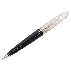 PENNA A SFERA LOUIS VUITTON DOC IN ACCIAIO E PENNA IN ACCIAIO RESINA NERA NERA Nero