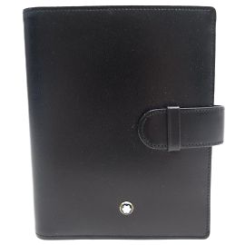 NEW MONTBLANC MEISTERSTUCK WALLET 4CC BLACK CURRENCY TICKETS WALLET Black