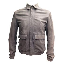 Christian Dior JACKE DIOR HERRENJACKE HARRINGTON HEDI SLIMANE M 48 Nubuklederjacke Braun