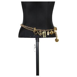 Ceintures Moschino Doré