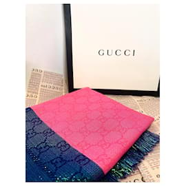 Gucci-Scarves-Pink,Blue
