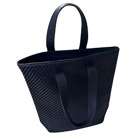 Bolsa Hermès Ahmedabad PM preta de couro e corda Preto